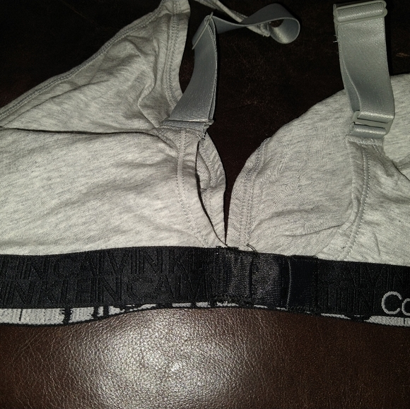 Calvin Klein Intimates & Sleepwear Calvin Klein Bra Gray Large Nwt